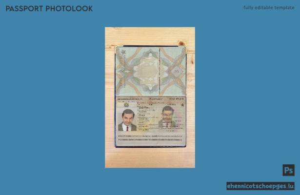 Somalia Soomaaliya Pass Foto-Beispielvorschau